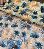 Blue Verdure Petals Vinyl