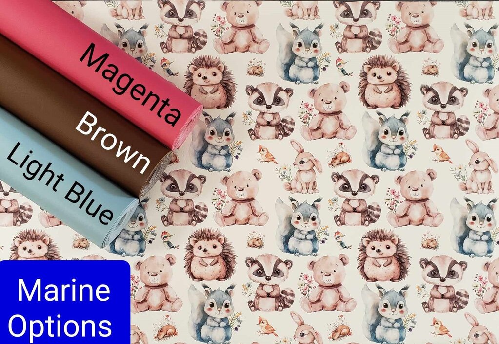 Woodland Animals Vinyl Roll