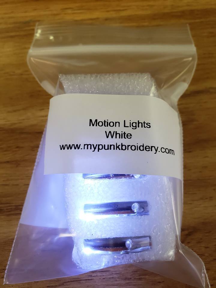 White Motion Lights Pack of 5